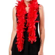 1 Stück künstliche Federboa, ideal als Kostümzubehör für Frauen, Partys, Tanzen, Verkleidungen, Weihnachtsbaum Dekorationen, Basteln, DIY, Halloween