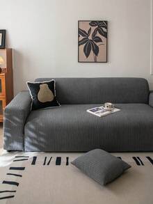 1 bộ bọc ghế sofa đa năng dùng được cả bốn mùa, bọc toàn bộ ghế sofa co giãn đa chức năng kèm vỏ gối cùng màu, có thể giặt máy, phù hợp cho phòng ngủ, phòng khách, văn phòng, dùng để che bụi cho đồ nội thất, trang trí nhà cửa. - Màu xám đen - Xem 6