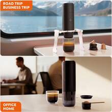 1pc Portable Espresso Machine | Electric Coffee Machine - Travel Coffee Machine, Self Heating Function, USB-C Charging, Compatible With Capsules And Ground Coffee, Suitable For Camping, RV And Office Use - Multicolor - View 8