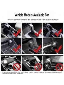 1 件创意汽车内饰装饰，运动衫汽车换挡杆套，运动衫换挡杆套，汽车内饰节日装饰创意设计