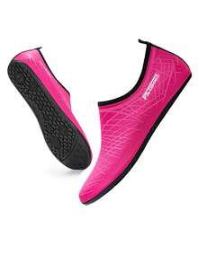 Water Shoes Quick-Drying Water Socks Swim Beach Yoga Outfit Sports Camping Accessories Equipment Swimming Pool Park Suitable For Ladies Gentlemen Adults - Pink - View 7