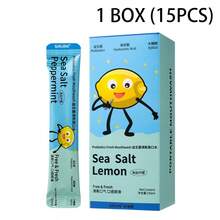 15/20支水果味漱口水，薄荷/桃子/柠檬/白桃荔枝/海盐柠檬/葡萄，一次性漱口水，口气清新剂，清新口气，去除口臭，清洁牙齿，持久有效，无酒精，易于携带，方便旅行，口腔卫生 - 彩色 - 查看 15