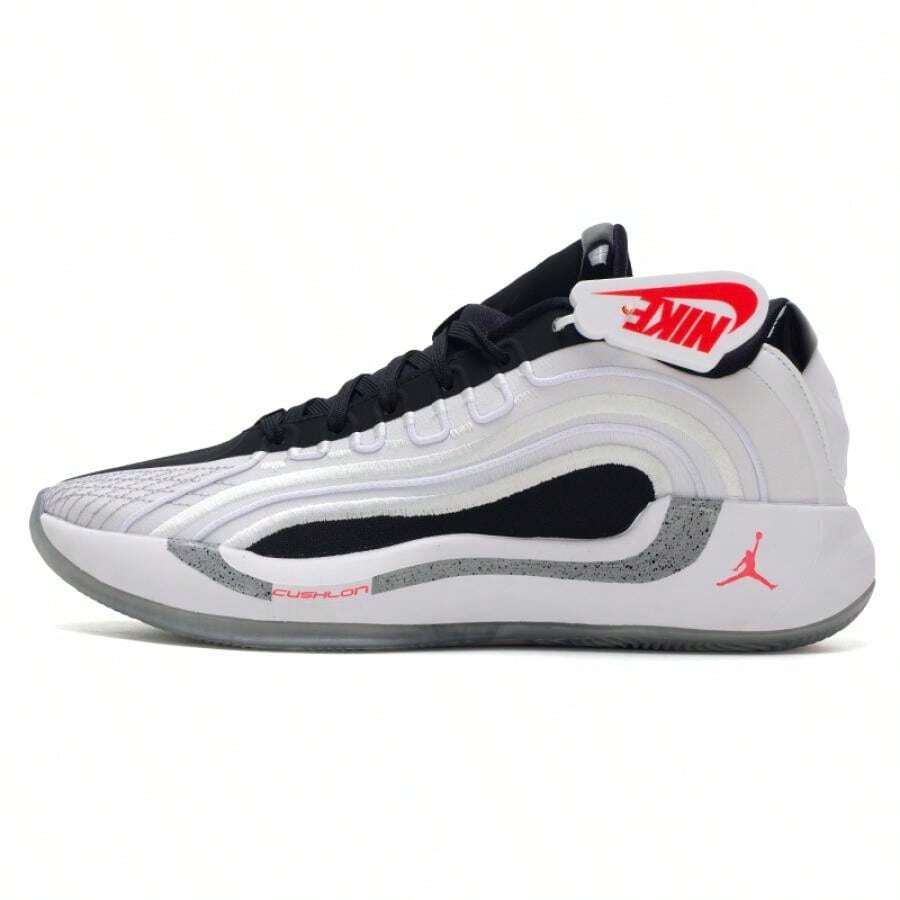 Nike 女鞋籃球鞋JORDAN LUKA 4 (GS)日常戶外訓練鞋舒適休閒運動鞋HJ5225-101 - 白/亮深紅/黑/狼灰 - 查看 1