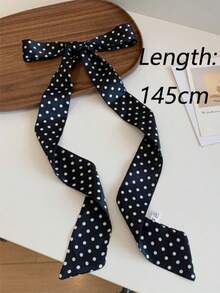 1 Stück/1 Paar Retro Punkte Seidentuch, eleganter langer Schal, vielseitig als Halstuch, Haarband, Gürtel, Taschendekoration (leichte Farbabweichungen möglich aufgrund von Chargenunterschieden), Haarzubehör, Haarzubehör für Frauen, Haarzubehör, Haarzubehör für Frauen, Haarzubehör, Haarstyling-Tools, Locken Haarzubehör, Herbst, Reise, Haarstyling-Tools, Accessoires für Frauen, Harzeug, Herbst, Haar, Haarzubehör, Reise, Haarzubehör für Frauen, Haarzubehör für Frauen, Haarstyling-Tools, Harzeug, Zeug, Schönheitszubehör, Geschenke, Reise, Geschenke für Frauen, Harzeug, Strumpfwaren-Füllungen