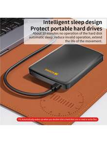 Kodak 柯达便携式外置硬盘 P150 - 500GB/1TB USB 3.0 快速数据传输稳定 备份存储的理想之选 - 黑色 - 查看 2