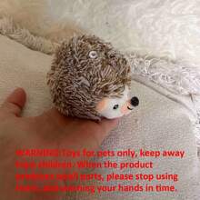 1-4 piezas Muñeco de peluche de erizo de dibujo animado lindo - Juguetes de peluche duraderos para mascotas para juego interactivo diario de buscador con perros y gatos - Multicolor - Ver 5