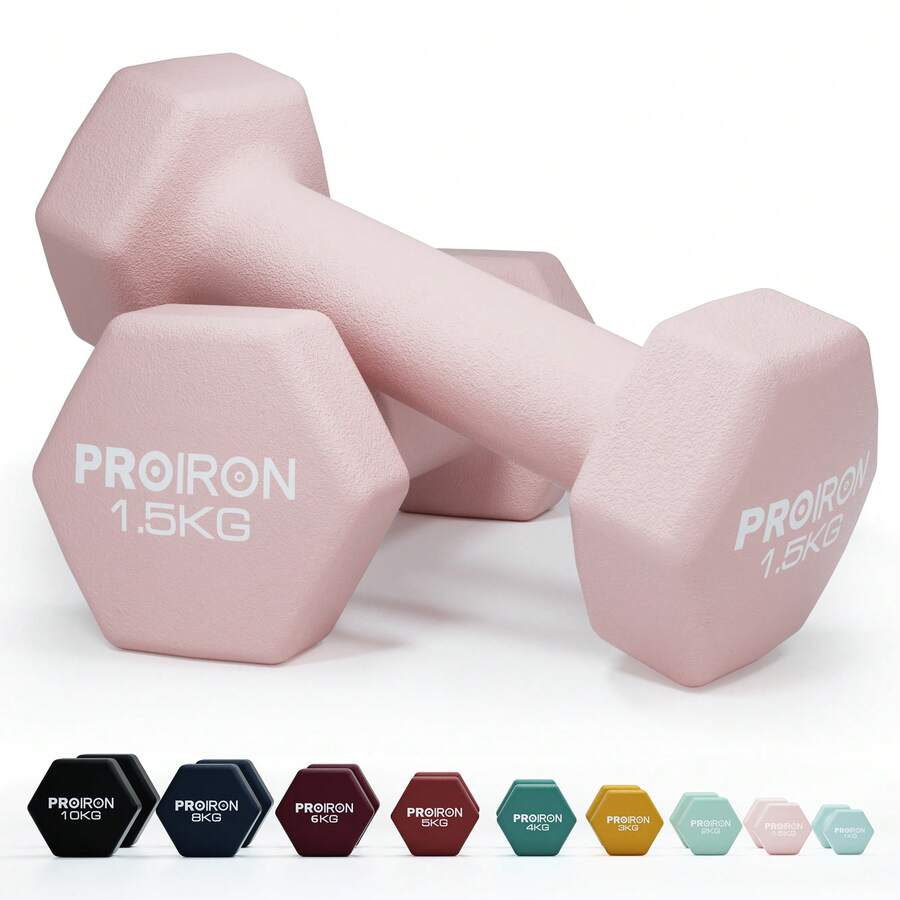PROIRON Neoprene Dumbbell Set, Women Dumbbell Set, Non-Slip Dumbbell, Suitable For Gym Home Arm & Hand Workout