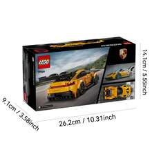 LEGO Speed Champions Porsche 911 GT3 RS Supersportwagen Spielzeug - Modellbausatz & Rollenspielzeug für Jungen & Mädchen, ab 9 Jahren - Sportwagen Bausatz für Kinder & Rennfans - Geschenkidee zu Geburtstagen - 77239