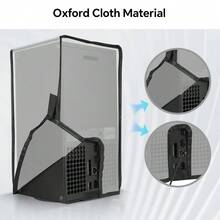 1pc XSX Game Console Transparent Dust Cover, Vertical Version, Dust-Proof And Wear-Resistant