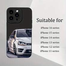 Funda de teléfono con temática de coche, moderna e innovadora, nueva y popular, hecha de material mate de alta calidad.Tiene un diseño a prueba de golpes para prevenir caídas, adecuado tanto para hombres como mujeres, compatible con varios modelos de incluyendo 16, 15, 14, 13, 12, 11, X, XR, XS, 8,, SE,, Plus y de la serie Pro, lo que lo hace perfecto para todos los usuarios. - Colores mixtos - Ver 8