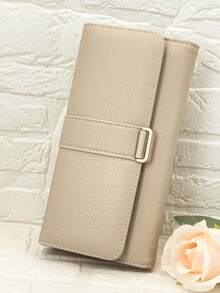 新款女士 PU 柔软长款钱包 时尚休闲大容量多功能手拿包卡包证件包携带方便适合作为节日礼物送给女士钱包钱包秋季钱包