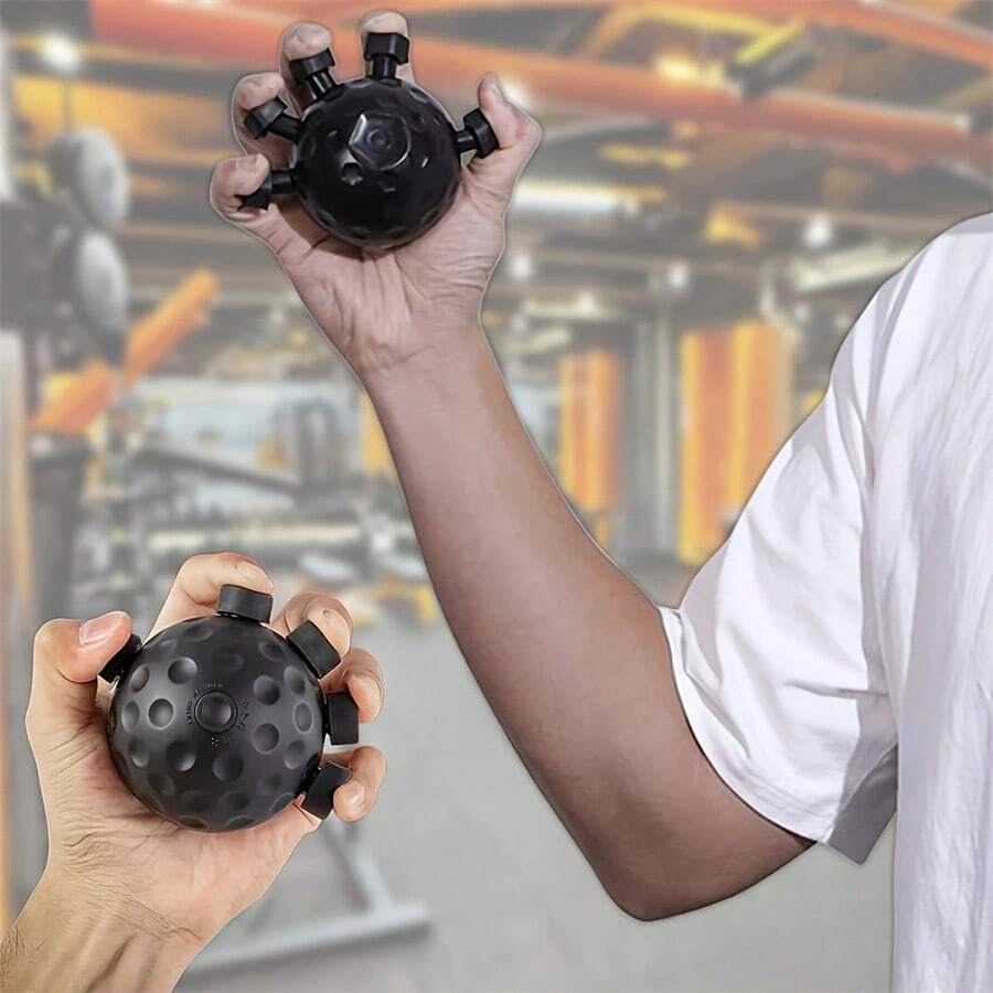 1 pezzo Allenatore di forza per dita e avambraccio da 44-99 libbre - Rafforzatore di presa regolabile, design con superficie testurizzata, adatto per chitarra, arrampicata, allenamento - Durevole esercitatore muscolare per le mani, regalo perfetto per gli uomini (blu/rosa/nero), Grip Trainer - Multicolore - Visualizzare 1