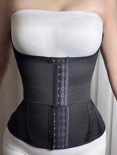 Double Layer Compression Waist Trainer, U-Shaped Push Up Bust, Slim Waist, Suitable For Sports & Fitness