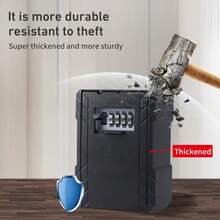 King of Cars Ett stort och förtjockat lösenordsskåp och nyckelfack är modernt, enkelt och elegant. Det kan användas för att förvara pengar, smycken, prydnadsföremål och värdefulla föremål. Det förtjockade materialet gör det mer hållbart och lösenordsöppningen är enklare. - Multifärgad - Visa 5