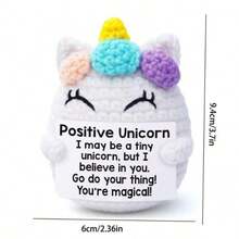 1pc Hand-Woven Plush Doll Ornaments With Encouraging Words Can Be Given As Small Gifts To Friends And Family. Lovely Doll Gift Design And Encouraging Words Are Very Warm And Sweet! These Lovely Dolls Will Always Be Your Friends, And They Will Make You Feel Relaxed And Happy!