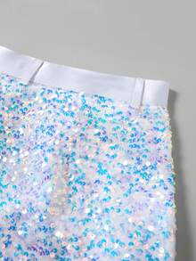 Men's Shiny Sequin Pants, Outerwear Performance Trousers, Nightclub & Bar Style