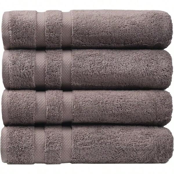 SOFE H&L. |   Olea - Juego de 3 toallas de baño de algodón turco de lujo: 1 toalla de baño, 1 toalla de mano, 1 paños de lavado,, gruesa, premium, suave, duradera y absorbente - juego de toallas de