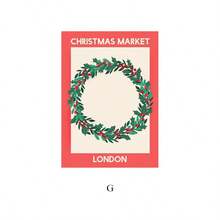 1PC Christmas Tree Flower Market Candy Gift Party Christmas Poster Printing Canvas Painting Nordic Mural Living Room Home Decoration Pictures