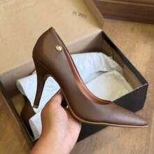 Vizzano Women's Pumps, High Heel, Comfort - Cà phê Cappuccino - Xem 2