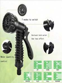 25FT-200FT Expandable Garden Hose, Flexible Magic Water Hose, Yard Daily Watering Tool, High Pressure Car Wash Cleaning Gun