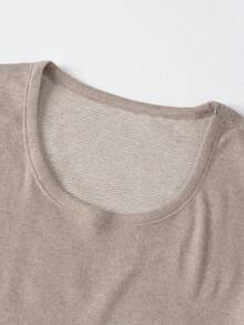 2pcs Men's Fashion Autumn Thermal Underwear Set, Warm Cotton Knit Base Layer For Autumn/Winter