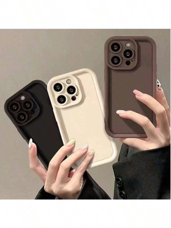 3 piezas Fundas de teléfono con acabado suave mate compatibles con 15 Pro Max/16 Pro Max/16 Pro/14 Pro Max/14 Pro/13 Pro Max, Galaxy, A54/A55/S22 Ultra/S23 Ultra/S24 Ultra/13C/12C/X7B/X8B/S25/S25 Plus/S25 Ultra