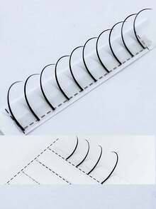 120Clusters Wispy Spike Lashes Manga Lash Cluster Matte Black Natural Russian Volume Mi nối 0.07 C D Curl Mixed Shape A/M Fan Wispy làm sẵn Mi giả riêng lẻ Cụm mi, Cụm mi, Lông mi riêng lẻ, Lông mi, Lông mi giả - màu đen - Xem 3