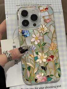 Minimalistische Blumen Elemente Mode Floral Textur Farbiges Gemälde Hochwertige Handyhülle Kompatibel mit iPhone 16 PROMAX/16 PRO/Kompatibel mit iPhone 15, Bemalt Kompatibel mit iPhone 15 Promax, Kompatibel mit Apple P13, P14 Frauen, P11 Soft Shell P12 Stoßfest XS.XR /78P.78GES2, A14/A15 S23U/A50 A12 A32 A52 A72 A51 A21S A13 A14 S22 Ultra S23 A33 A53 S20 FE Handyhülle Frühlings Geburtstags Geschenk - Verschiedenfarbig - Übersicht 5