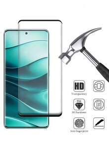 4 szt. [2+2] 2 szt. zakrzywionego szkła ochronnego na ekran + 2 szt. szklanej folii na obiektyw do Redmi Note 14 Pro 4G 5G Szkło do Mi POCO X7 Redmi Note 14 Pro+ 5G Hartowane szkło ochronne na zakrzywiony ekran Redmi Note14 Pro 13 Pro+ 13 Pro Plus 5G Niezbędna ochrona ekranu, stosowana do codziennego użytku, biura, telefonu domowego Ochraniacz ekranu Akcesoria do telefonu Wodoodporny, odporny na wstrząsy, odporny na upadki, odporny na zarysowania