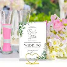20/50/100pcs Metal Place Card Holders Photo Clip Stands Wedding Table Number Name Sign Stand For Wedding Birthday Party Home Decoration