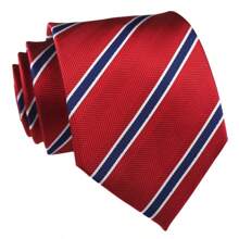 Red Blue White Striped