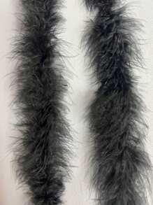 1pc Faux Turkey Feather Boa Trim – 1.5M Fluffy Marabou Feather Strip For DIY Crafts, Costume, Hat Accessories, Christmas Tree Decoration, Wedding Decor, And Bouquet Wrapping,Concert And Home Decor, Dance Wedding, Stage Performance, Carnival Costume And Accessories, Party Supplies,Ideal Choice For Gifts - Multicolor - View 16