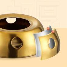 1 pezzo Fornello a alcool portatile e pratico per uso esterno, piccolo fornello a alcool per picnic, bollitore da tè, fornello da esterno