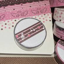 1 miếng băng dính Washi và nhũ hương sô cô la nóng dâu tây, vật dụng trang trí sổ lưu niệm dễ thương, băng dính cổ điển - Nhiều màu - Xem 7