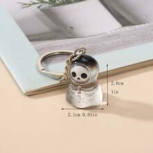 4 Stücke gemischte Halloween Kürbis, Schädel transparente Anhänger Schlüsselanhänger, geeignet für Feiertagsstimmung, toll zum Teilen mit Freunden und Familie, Halloween Accessoires, Lehrertag, Weihnachtsgeschenkideen, Taschenzubehör, Schlüsselbänder mit ID-Halter, Autozubehör, Taschenanhänger