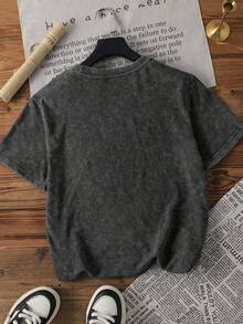 Women's New Round Neck Short Sleeved Plus Size Summer, Casual Style Containing Cotton Printed Plus SizeIncluding Cotton Round Neck T-Shirt, Sweet And Gentle Temperament, Slim And Comfortable Summer Tops, Suitable For Daily Casual Wear, Graphic Tees Women