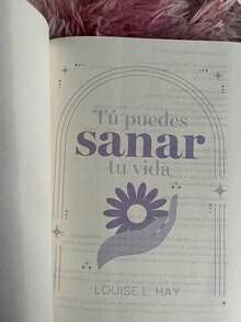 Tu puedes sanar tu vida morado: libro autoayuda "Tú puedes sanar tu vida" edición cubierta morada, autora Louise Hay, bienestar emocional y superación. - Libro único - Ver 2