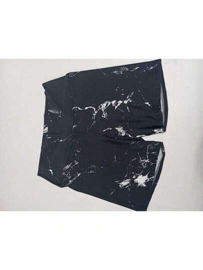 Short Marmorizado Academia Fitness