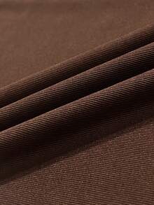 Conjunto de camiseta de manga larga de cuello redondo y falda larga de unicolor, de estilo minimalista francés, elegante, romántico y vintage para vacaciones, de moda casual para mujer