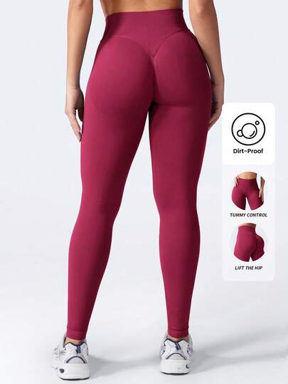 Yefecy Leggings a vita alta con costine senza cuciture per donne - Leggings snellenti con controllo della pancia e sollevamento del sedere, adatti per corsa, ciclismo, yoga, pickleball, esercizio e uso casual
