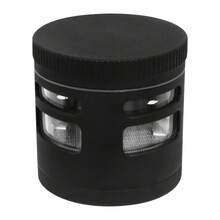 1pc New 50mm 3-Layer Aluminum Alloy Window Grinder, Smoke-White/Black/Gray 3 Colors Metal Grinder Smoking Accessories Tool