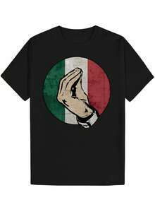 Call Me If You Get Lost Retro-Style Graphic Tee,Casual Print,Comfortable And Versatile,Pure Cotton 220g Printed T-Shirt,Unisex Style - 黑色7 - 查看 1