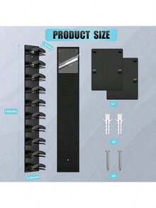 1 Pack Hat Organizer Baseball Caps, Organization And Storage, Closet Organization And Storage, Strong Adhesive Hat Rack Wall, Multilayer Hat Storage Display Holder, Wall Mounted Hat Hooks Hold Up To 18 Hats Closet Door And Bedroom (Black/White)