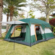 Tienda De Campaña Grande Para 5-8 Personas/gran Espacio, Casa de Campaña Portátil,Tienda de Campaña para5~8 Personas,Tienda Familiar de Fácil Instalación,Tienda para Acampar Impermeable con Alfombra de Piso y Toldo de Puerta,Gran Ventilación,Fuerte y duradero.5-8 carpa de campamento de personas con vestíbulo extendido, carpas familiares resistentes a la intemperie de 2 habitaciones, instalación fácil de instalar carpa impermeable al aire libre para mochileros y caminatas para acampar