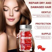 1pc Hair Treatment Vitamin Serum Oil Capsule For Dry Damaged Hair, 2 Boxs, Enriched With Moroccan Macadamia Avocado Oils.Hair Oil,Vitaminas Para El Cabello,Hair Care,Aceite Para El Cabello,Vitaminas Para El Cabello,Cheap,Fromlabs Protein Capsule Hair Repair Treatment,Remilia Hair Serum Capsules,Hair Treatment Serum,Hair Capsules,Vitamina E Para El Cabello,Hair Oil Capsules,Hair Serum Capsules,Hair Vitamins Oil Capsule,Hair Vitamin Serum Capsule,Nutrafol Women Hair Growth Supplement,Lilyeve Hair Growth Serum,Hair,Hair Serum,Hair Vitamins,Pantene Pro Vitamin Essence,Hair Oils For Hair Growth,Mise En Scene Hair Serum,Hair Vitamins For Women,Poeroeshair Serum Capsules,Hair Vitamin Serum Capsule,Hair Treatment Vitamin Serum Oil Capsule,2 Box Hair Treatment Serum Oil Vitamin Capsules,Hair Treatment Serum - Red - View 6