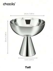 choxila 1个不锈钢甜点杯，冰淇淋杯，甜点碗，高脚杯，下午茶布丁零食糖果甜点杯，可爱盘子，烛台，适用于派对/节日/庆典/家庭聚会/婚礼/斋月/宰牲节 - 甜點碗 - 查看 12