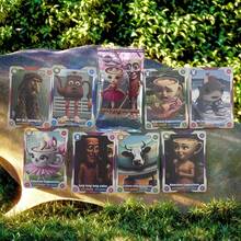 40/80 Cards - Tralala Tung Tung Sahur: Mythical Mountain And Sea Series Strategy Card Game, Each Pack Contains 8 Smooth Laser Printed Basic Cards, Anime Style Battle Collectible Cards, Random Outer Packaging - A Meaningful Gift For Anime Lovers - Multicolor - View 6