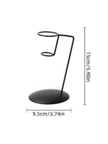 1 Piece Ice Cream Cone Stand, Ice Cream Display Stand, Iron Metal Cone Stand, Fun Waffle Stand, Single Ice Cream Cone Service, Simple Iron Art Ice Cream Storage Stand, Cone Sundae Crispy Display Stand, Restaurant Cold Drink Shop Display Stand