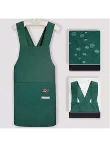 Lightweight Water-Resistant Apron, Suitable For Home Kitchen Cooking, Stain-Resistant Waist Apron For Catering - Multicolor - View 11