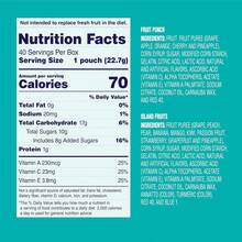 Fruit Snacks, Fruit Punch & Island Fruits, Individual Single Serve Bags, 0.8 Oz (Pack Of 40),12747710